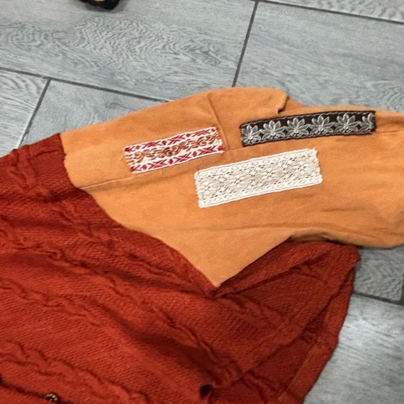 POL Fire Brick spunky sweater jacket Size Large - Picture 5 of 9